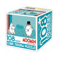 Moomin cube puzzle 108pcs-At the entrance