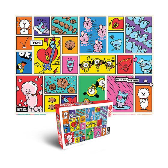 BT21 Jigsaw Puzzle 500pcs Focus on Me