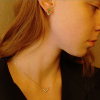 V Pearl Necklace