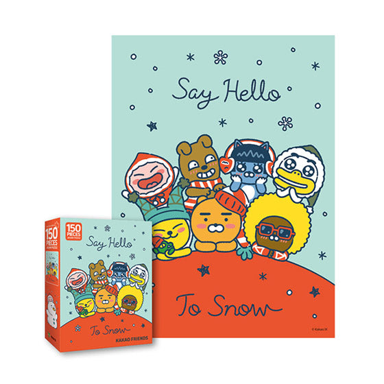 Kakao Friends Jigsaw Puzzle 150pcs Say hello to snow