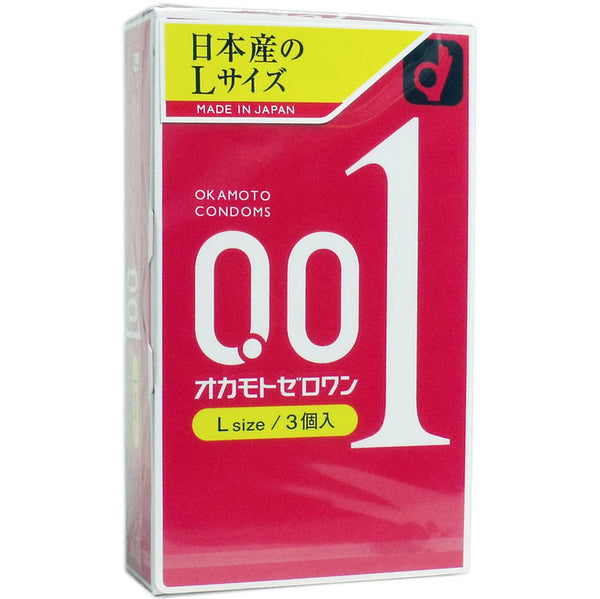 Okamoto Condom Zero One 0.01mm 3 Pieces L size
