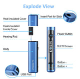 Clearance ! Hitaste P5 Starter Kit/ Blue/ IQOS Compatible