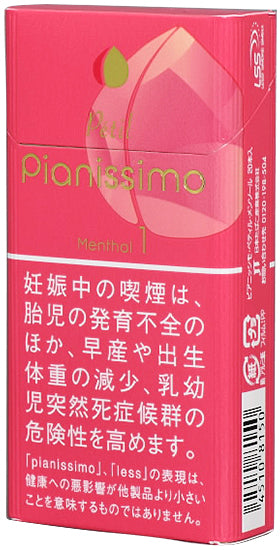 Pianissimo Petil menthol 1mg /200 sticks