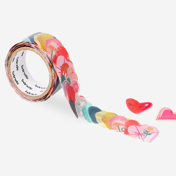 Bande Heart to heart masking tape