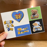 [Kitsch] Birthday Sticker 5types/1set