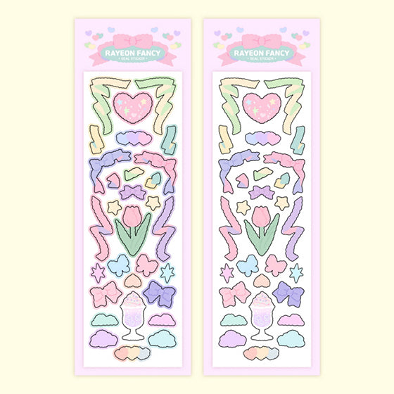 [Rayeon] Lovely deco matt Sticker