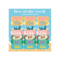 [Supremeing] Day of the week Sticker