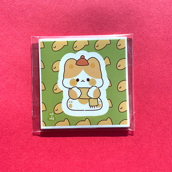 [Miyu] Bungeopang Die cutting Sticker
