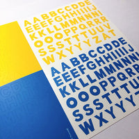[Kkiming] Alphabet Sticker 2