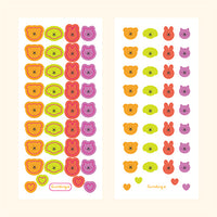 [Gomdunge] Small face Sticker - Basic