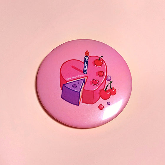 [Youlia] Heart case pin button