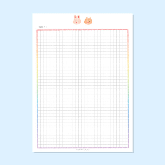 [Bbu village] Big Memo pad