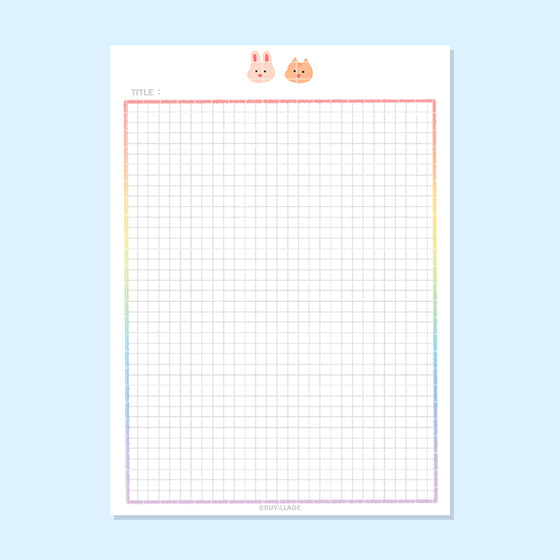 [Bbu village] Big Memo pad