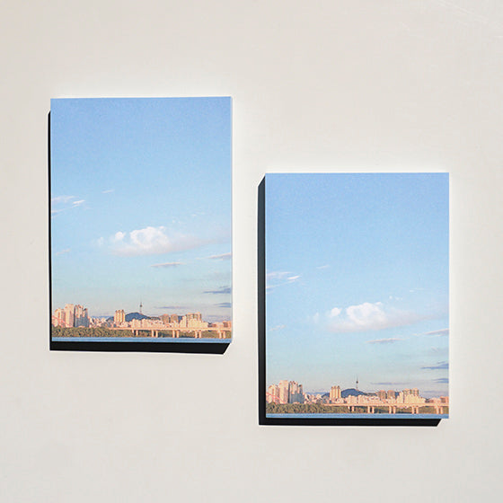 [Merifilm] Hangang River sunset Memo pad