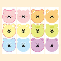 [Gomdunge] Little bear Big face Sticker