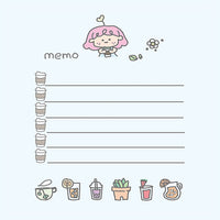 [Ggami] Cafe line Memo pad