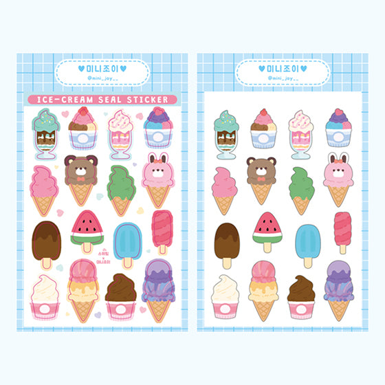 [Minijoy] Ice-cream Sticker