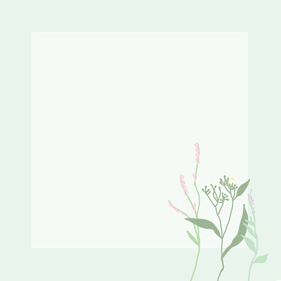 [Ggami] Wild flower Memo pad