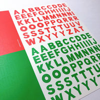 [Kkiming] Alphabet Sticker 3