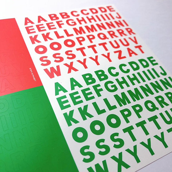 [Kkiming] Alphabet Sticker 3