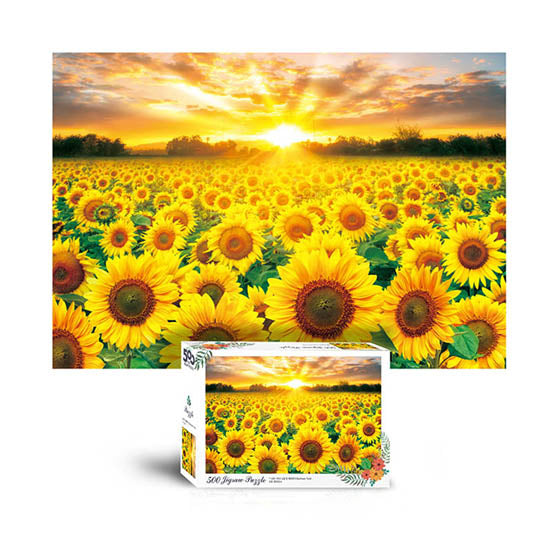 Scene Jigsaw Puzzle 500pcs Sunflower field(T-A05-1012)