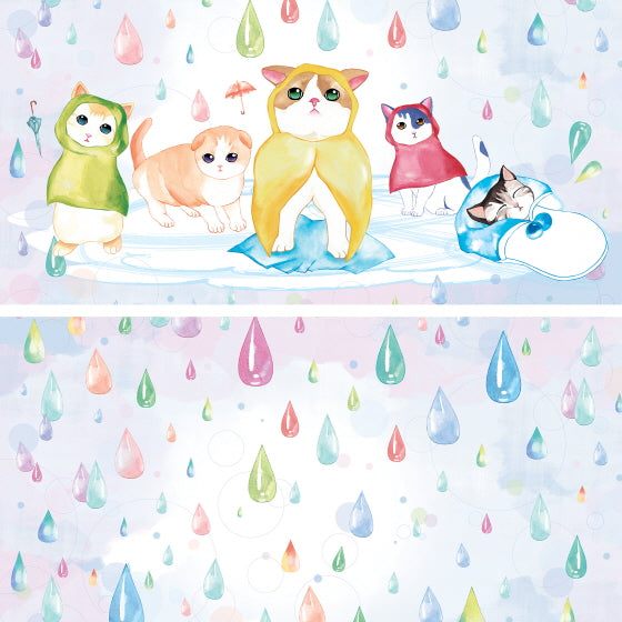 Wrapping paper - cat&raincoat