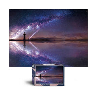 Scene Jigsaw Puzzle 500pcs Lighthouse under the Milky Way(T-A05-1017)