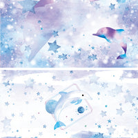 Wrapping paper - dolphin&moon