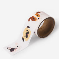 Puppy Roll Label 2ea