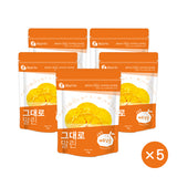 Jeju Tangerine Chips Sliced 17g¡¿5packs, Gluten free