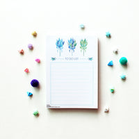 Big Memo pad - bristle grass(blue)