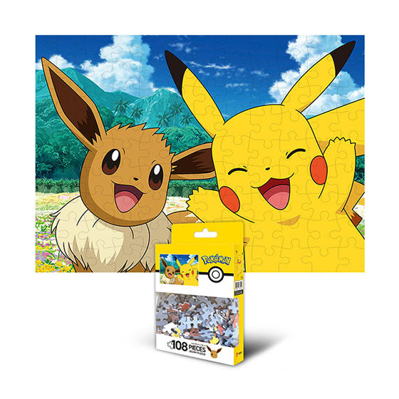 Pok?mon Fancy Puzzle 108pcs Nice to meet you, Pikachu and Eevee