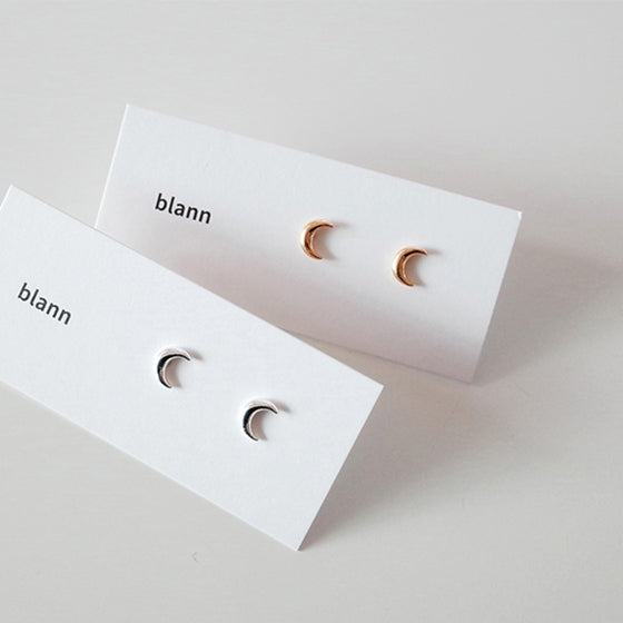 [Silver925] Moon earring