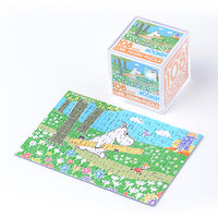 Moomin cube puzzle 108pcs-Moomin and flower way