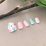 Pastel Flower Pedi (Gloss)