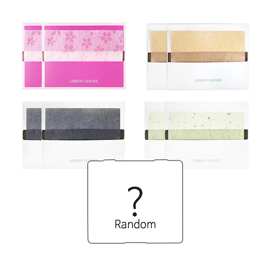 Mirror oil blotting paper set (4kinds) (Random 1 + Refill 8pack)
