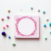 Memo pad - bristle grass(pink)