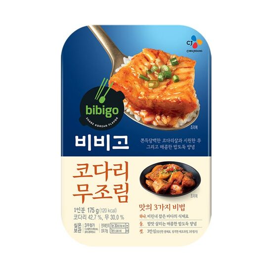 [bibigo] Korean Kodari Radish Boiled Down In Soy Sauce 175g