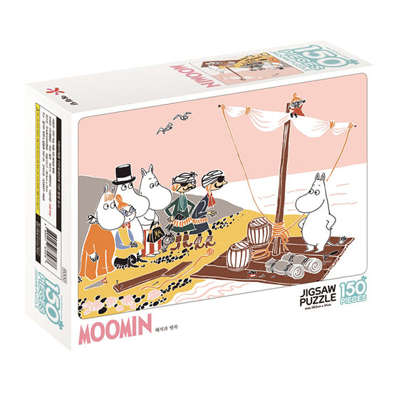 Moomin Jigsaw puzzle 150pcs-Pirate and a raft