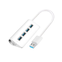 New York USB3.0 4 Port Hub White