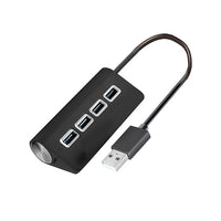 New York USB 4 Port Hub Black