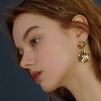 Double Daisy Earring