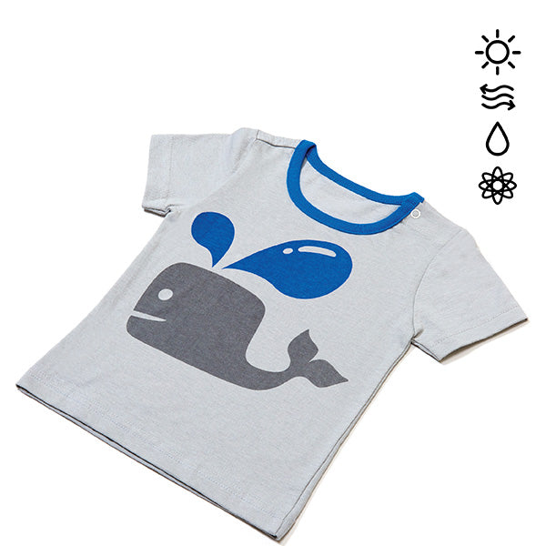 Fever Indicating Organic Tshirts (Whale)