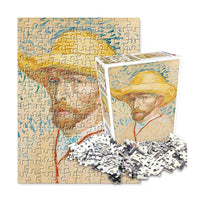 Famous paintings Jigsaw Puzzle 150pcs Self Portrait with Straw Hat