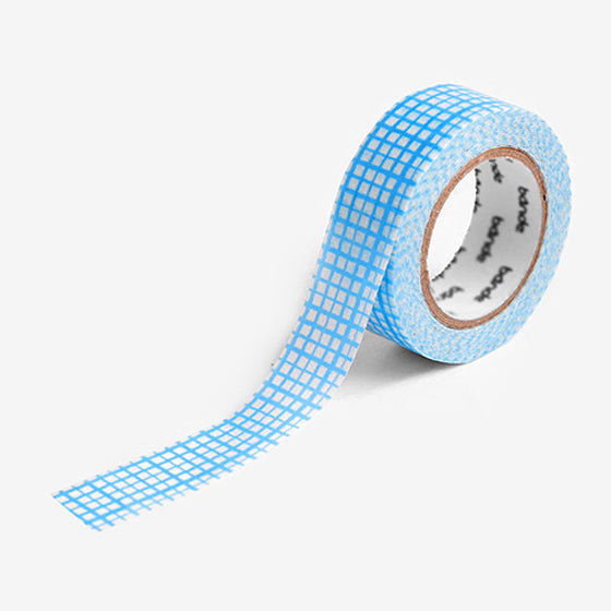 Bande grid pattern blue masking tape 2ea