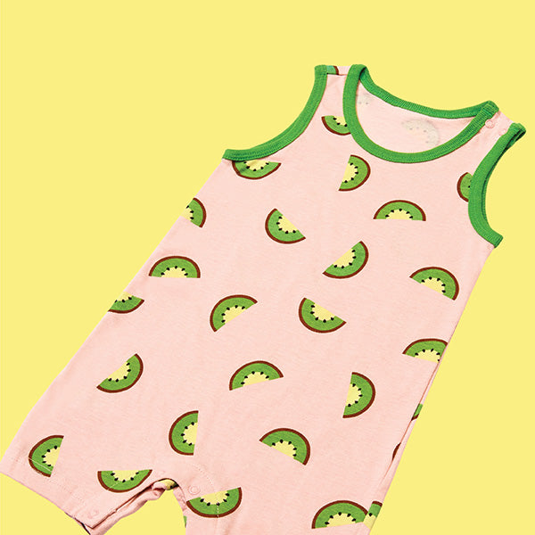 Fever Indicating Organic Sleeveless Jump Suit (Kiwi Pattern)