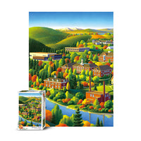 Scene Jigsaw Puzzle 500pcs Green Town(T-A05-1016)