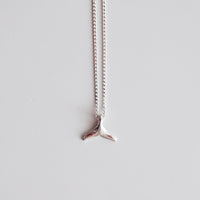 [Silver925] Whale tail necklace