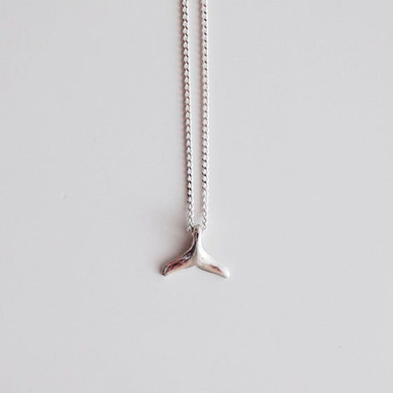 [Silver925] Whale tail necklace