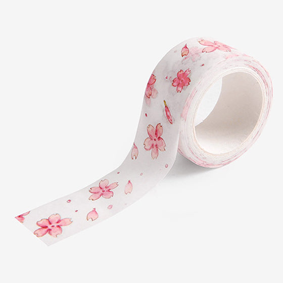 Flying cherry blossoms masking tape 2ea